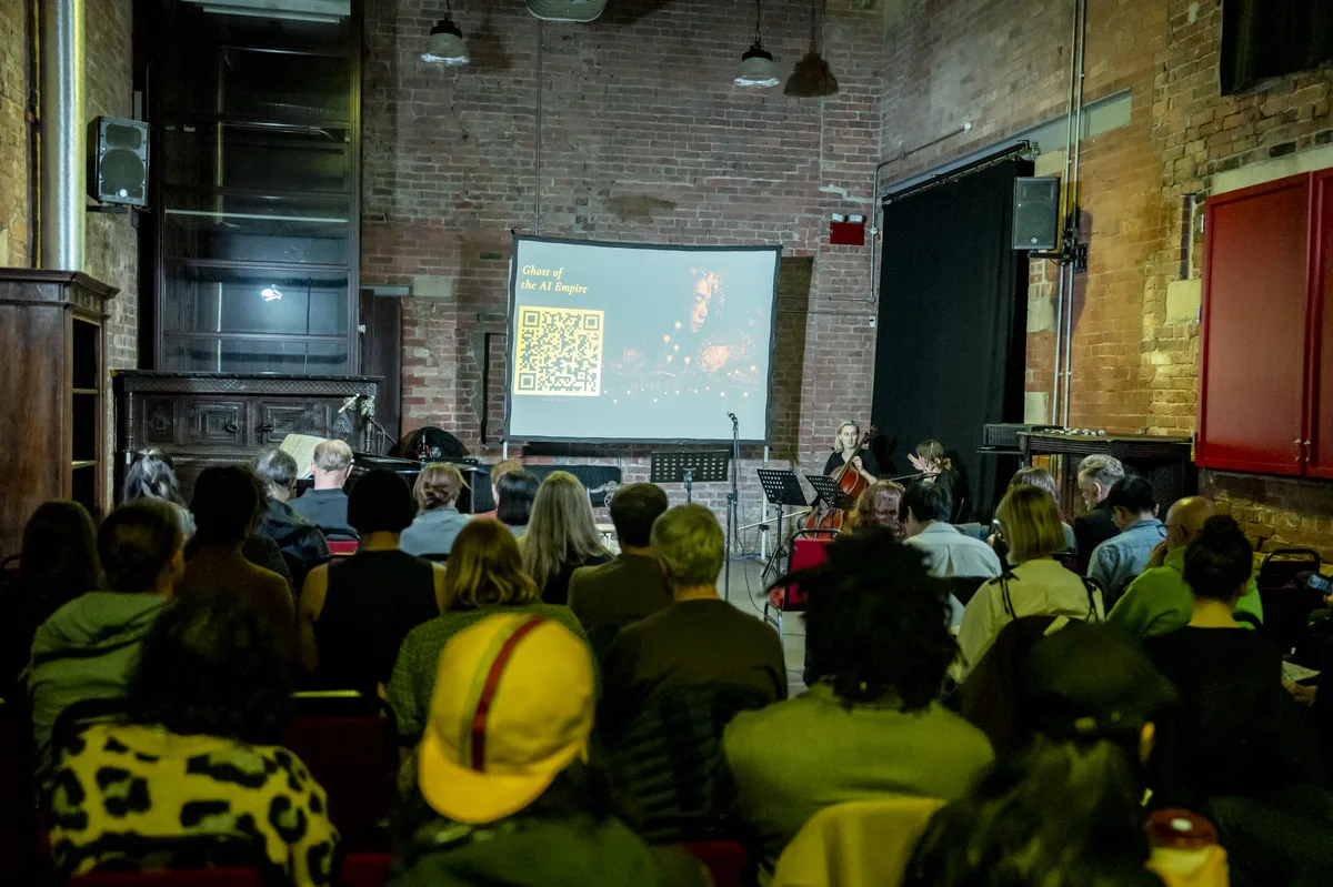 Full venue at the ENO Future of Opera workshop