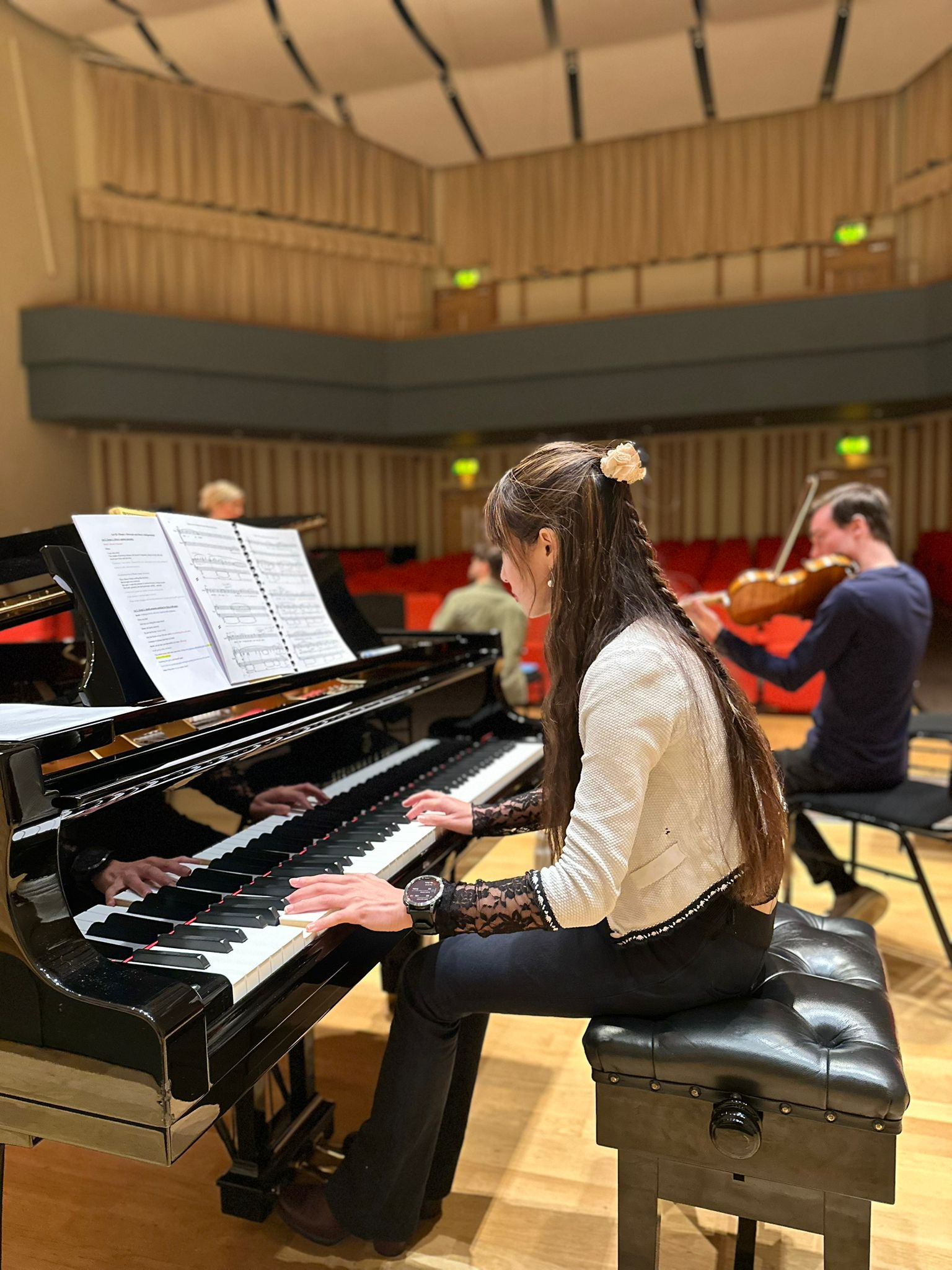 Swedish premiere rehearsal