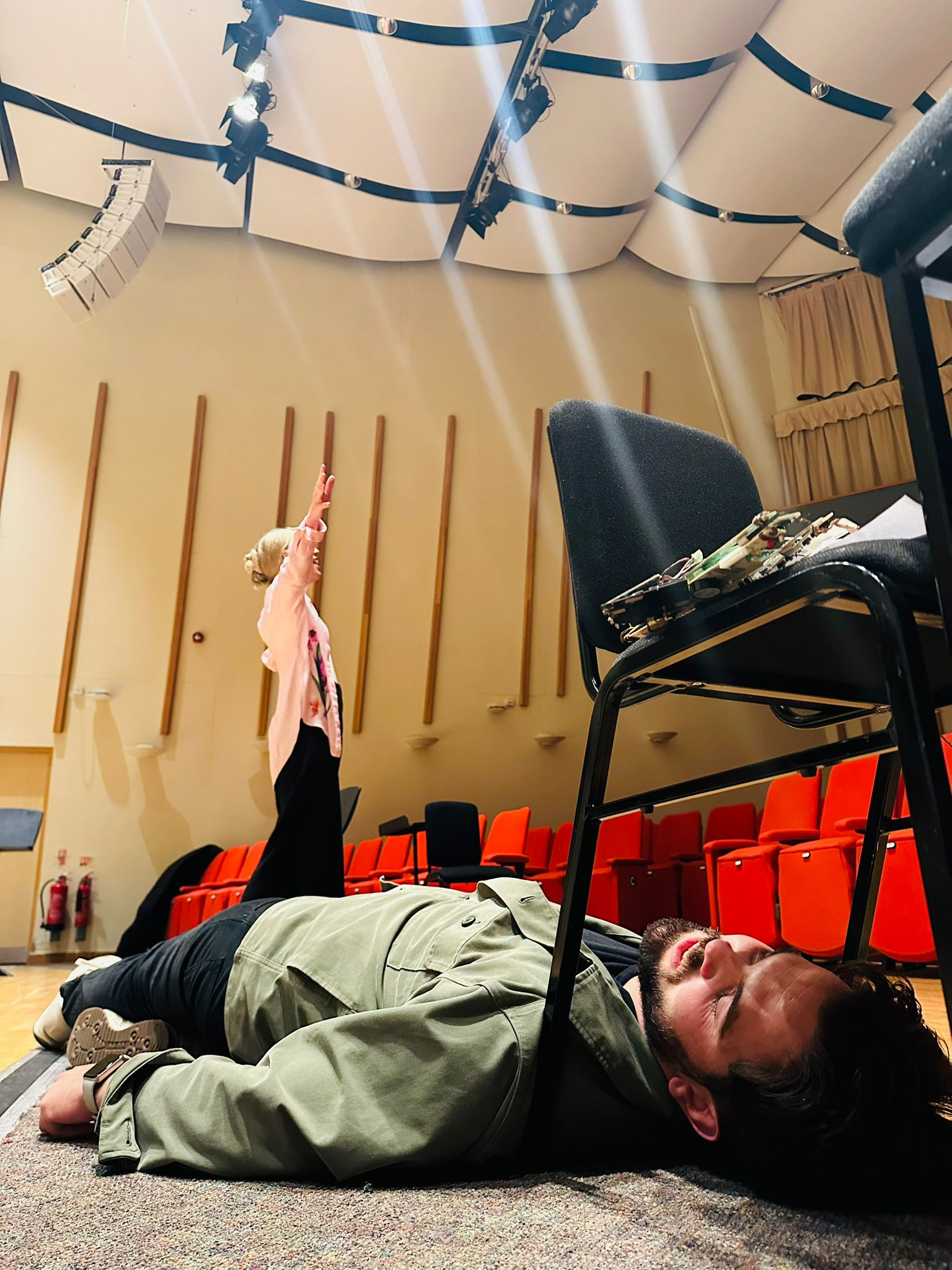 Swedish premiere rehearsal